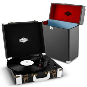 Auna Jerry Lee Record Collector Set black | retro gramofon | kufřík na gramofonové desky Auna